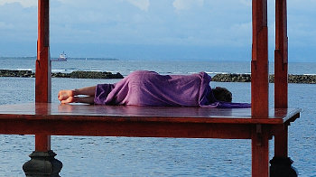 Yoga auf Bali, oder einfach nur Ruhe