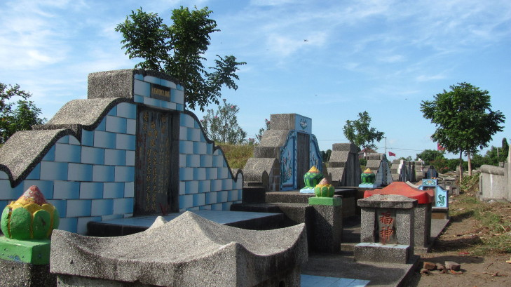 Der chinesische Friedhof in Ampenan, Lombok, Indonesien